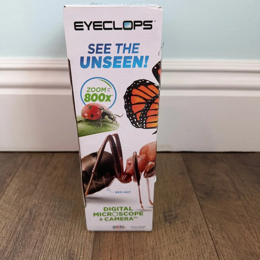 Eyeclops Digital Microscope 800x Magnification STEM Camera Jakks Pacific Kids